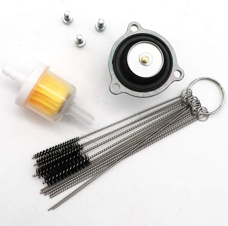 KIPA Carburetor Primer Diaphragm Cover with Carbon Dirt Jet Cleaner Tool Kit for Arctic Cat and Suzuki ATVs - Image 4