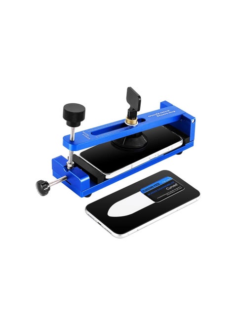 Phone Screen Separator Tool Machine with Suction Cup, Mobile Phone Free-Heating Screen Removal Tool Kit for LCD Phone Screen 6” 6.4” (Blue)