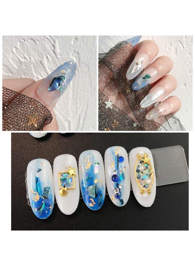 TOROKOM 12 Colors 3D Irregular Nail Art Abalone Seashell Slices Torokom Nail Art Shell Piece Irregular Nail Art Decorations Colorful Manicure Uv Gel Flake Mermaid Nail Sequins(Transparent 1 Box) - Image 3
