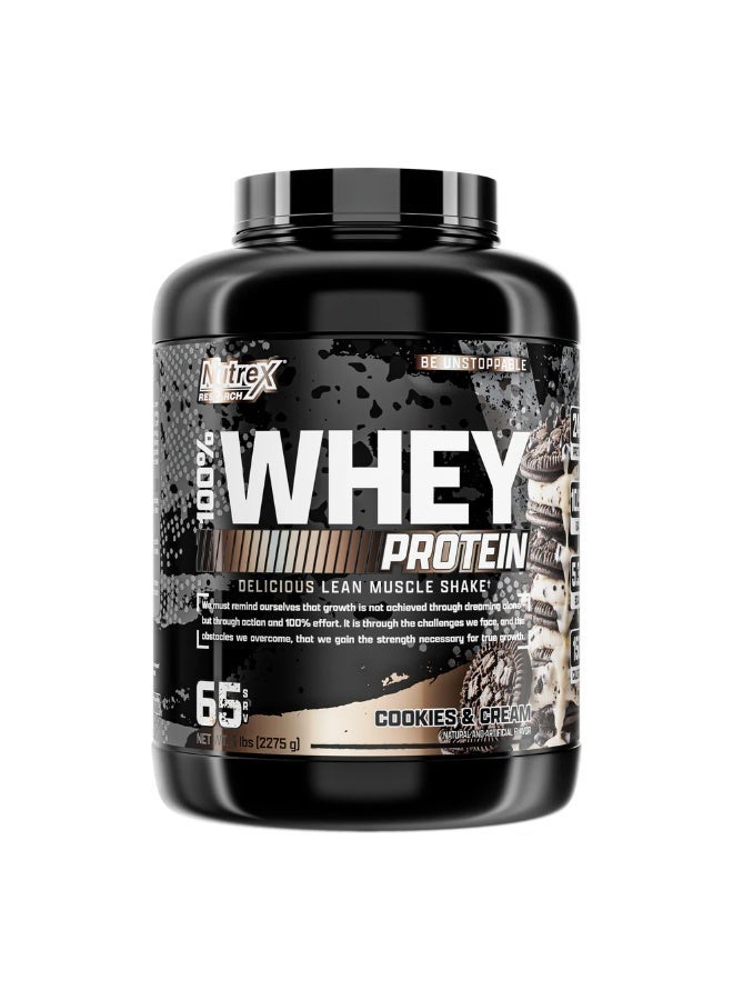 Nutrex Research NUTREX - 100% WHEY 5LB COOKIES & CREAM - Image 2