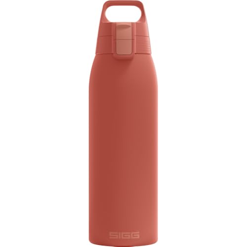 SIGG Insulated Water Bottle Shield Therm One Eco Red Suitable For Carbonated Beverages Leakproof Dishwasher Safe BPA Free 90 Recycled Stainless Steel Pink 34 Oz - Image 1