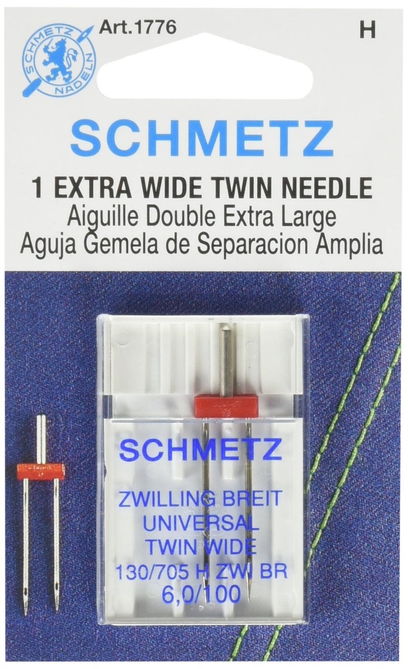 SCHMETZ Twin (130/705 H ZWI BR) Sewing Machine Needles - Carded - Size 6.0/100 - Image 5