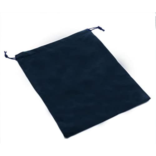 Aestivate 8 Pack Large Velvet Drawstring Pouch Velvet Bag 810 Inch Storage Bag Cosmetics Pouches Dust Bag 8 Pieces Navy Blue - Image 1