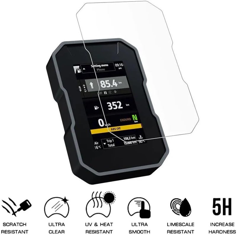 Yurefax Ducati Desert X Dashboard Screen Protector - Image 4