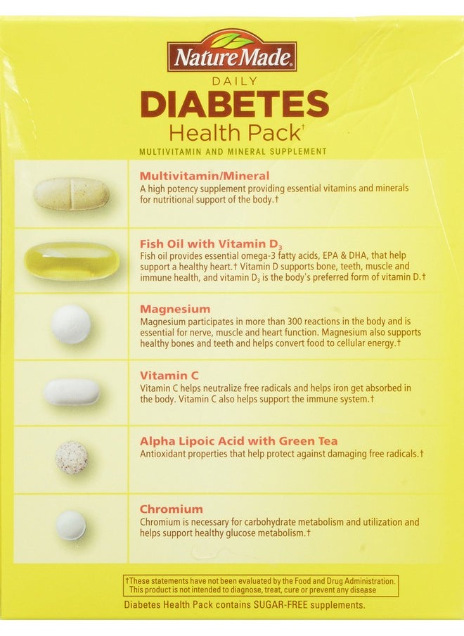Nature Made Diabetes Health Pack 30Count  - Image 4