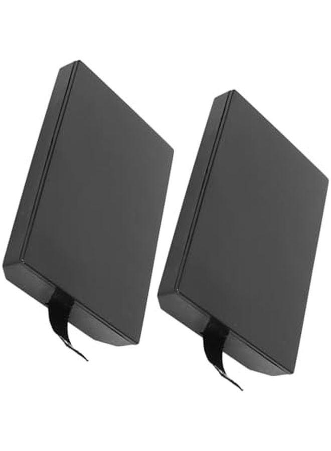 ZJchao 2Pcs HDD Enclosure Case Shell Cover for Xbox 360 Slim Internal Hard Drive Replacement - Image 2