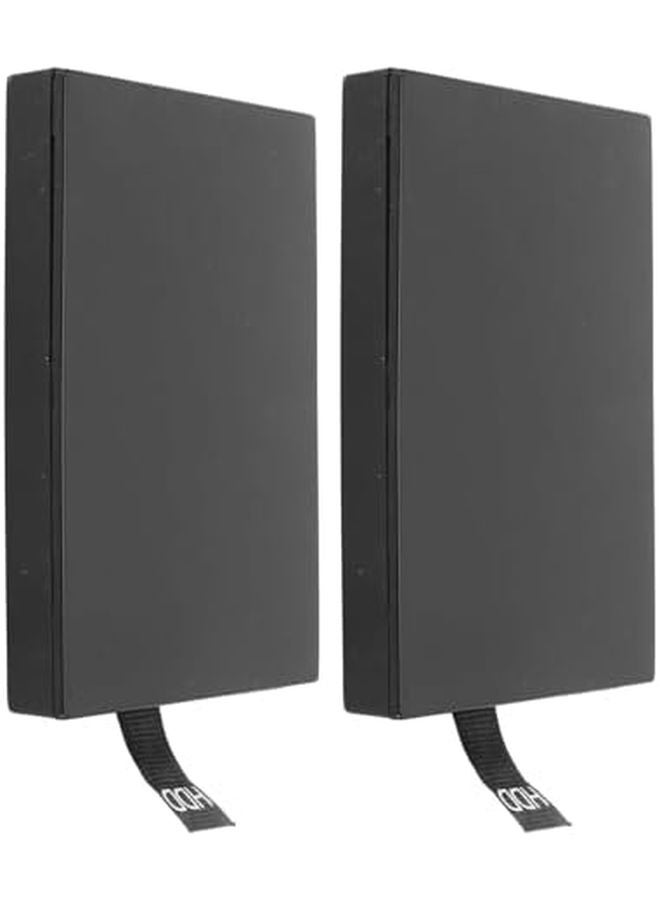 ZJchao 2Pcs HDD Enclosure Case Shell Cover for Xbox 360 Slim Internal Hard Drive Replacement - Image 3