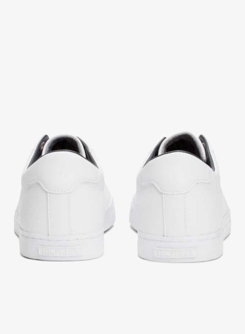 TOMMY HILFIGER canvas lace up low top sneakers - Image 3