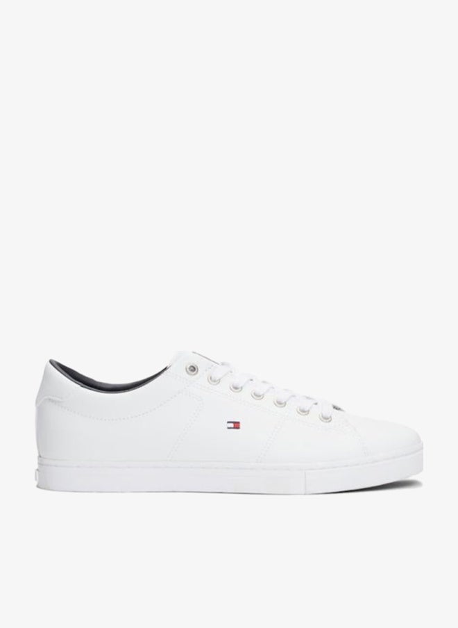 TOMMY HILFIGER canvas lace up low top sneakers - Image 1
