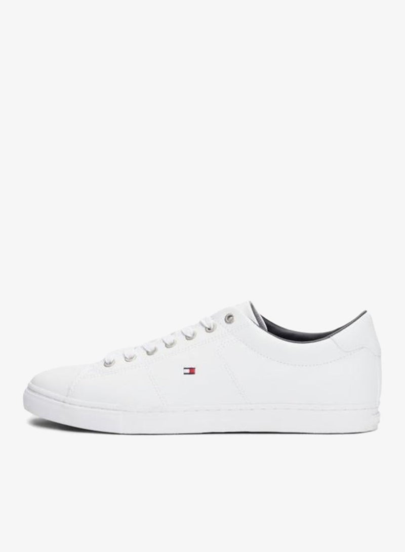 TOMMY HILFIGER canvas lace up low top sneakers - Image 2