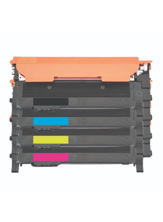 خراطيش حبر متعددة العبوات 119A - متوافقة مع HP Color Laser 150a، 150nw، MFP 178n، MFP 178nw، MFP 179fng، MFP 179fnw (W2090A أسود، W2091A أزرق، W2092A أصفر، W2093A أرجواني) - Image 1