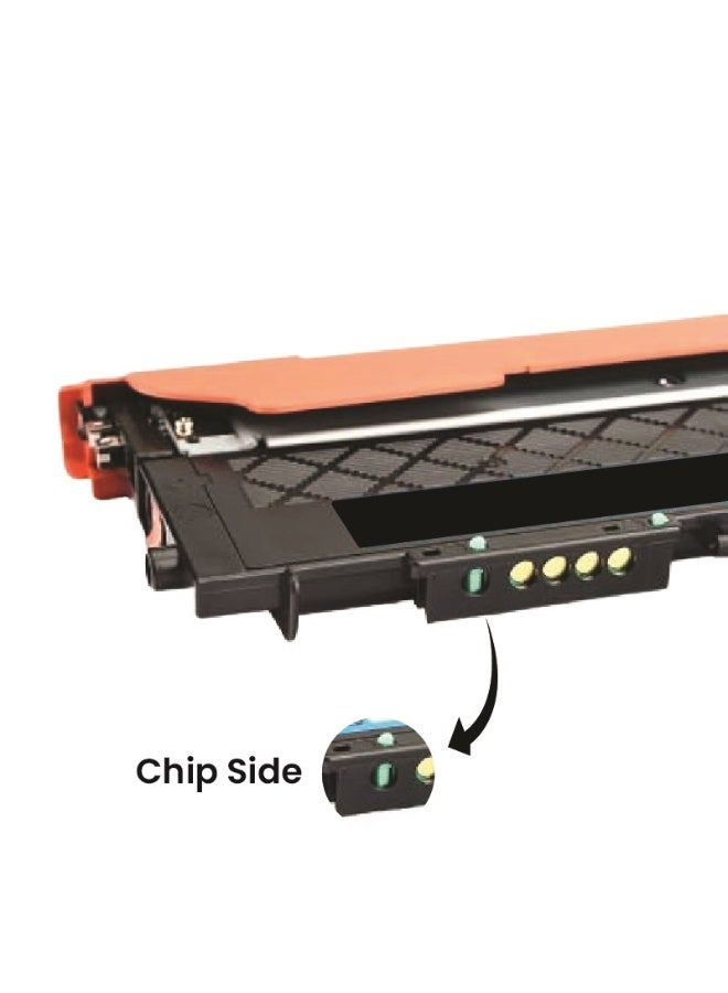 خراطيش حبر متعددة العبوات 119A - متوافقة مع HP Color Laser 150a، 150nw، MFP 178n، MFP 178nw، MFP 179fng، MFP 179fnw (W2090A أسود، W2091A أزرق، W2092A أصفر، W2093A أرجواني) - Image 4