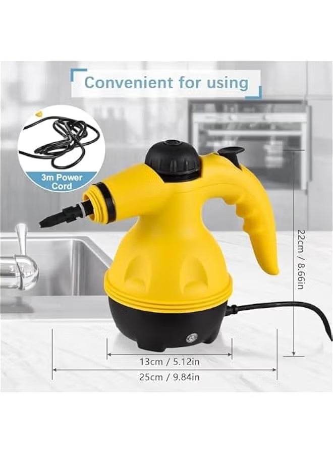 Handheld Steam Cleaner for Floors Upholstery & Grout 7 Piece Set - Image 4