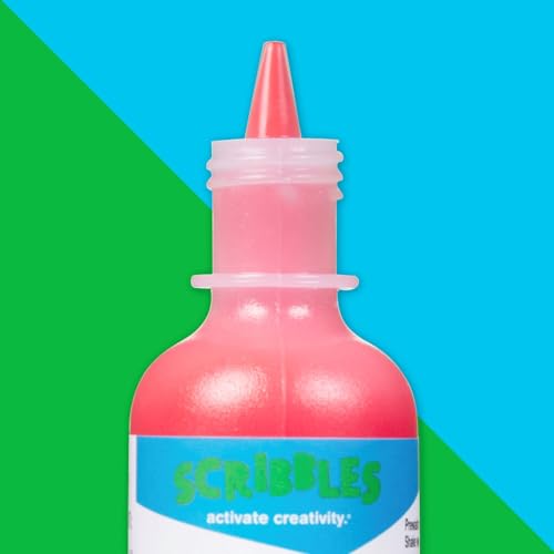 Scribbles 14700 3D Fabric Paint Shiny- Deep Red - Image 2