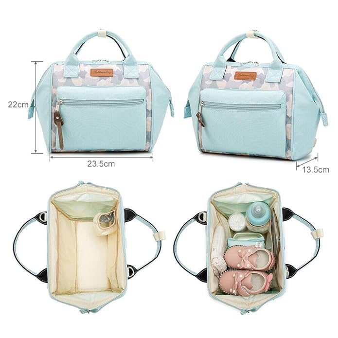 BABIES BLOOM Baby Diaper Bag For Mother's - Baby Travel Bag - Diaper Bag For New Born Baby (Blue) - Image 4