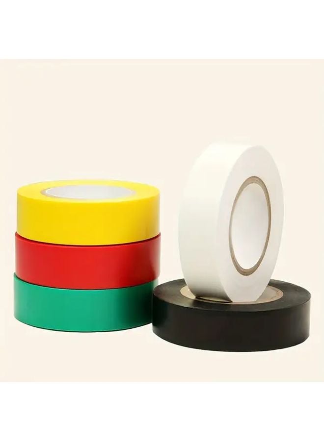 شريط كهربائي متعدد الألوان 315 بوصة مقاوم للحرارة من البولي فينيل كلوريد لعزل الأسلاك - Image 5