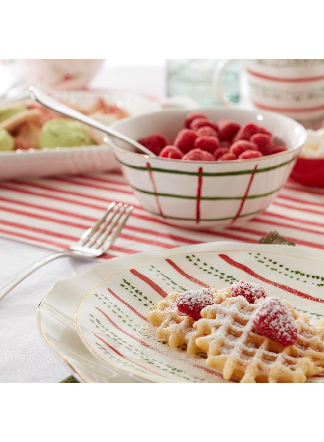 LENOX Lenox 895258 Bayberry 12Piece Dessert Set Christmas Drinkware Holiday Hosting  - Image 4