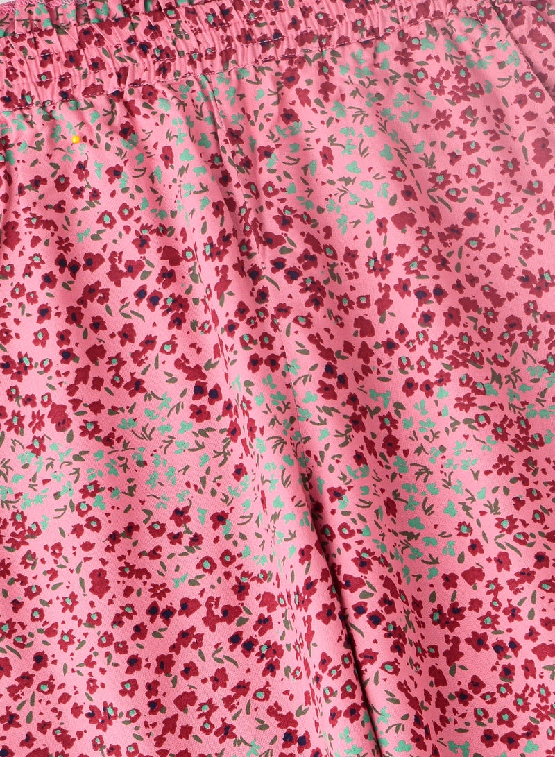 Jelliene Girls All Over Printed Pants 100% Viscose, Soft and Flowy Pants for Girls - Image 4