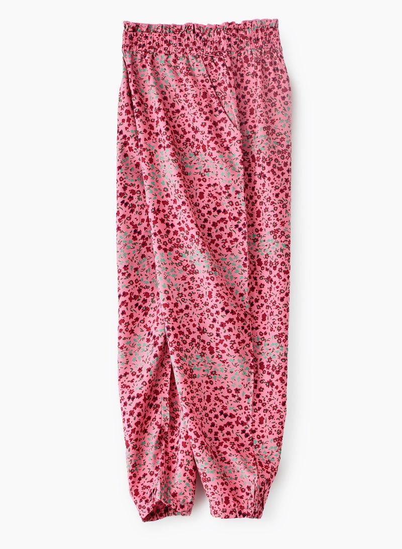 Jelliene Girls All Over Printed Pants 100% Viscose, Soft and Flowy Pants for Girls - Image 3