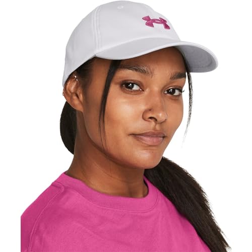 Under Armour Womens Blitzing Cap Adjustable, (015) Halo Gray / / Astro Pink, One Size Fits Most - Image 3