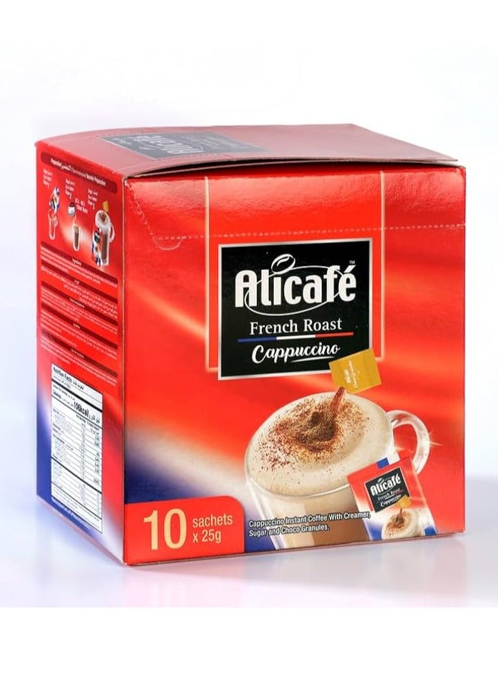 Alicafe Alicafe French Roast Cappuccino 10 Sachets * 25 gm - Image 1