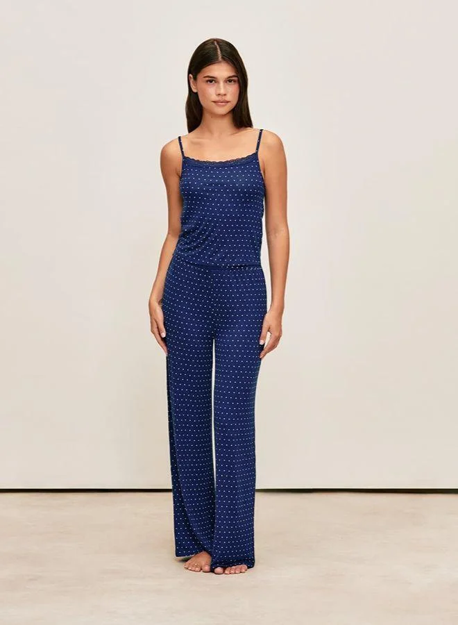 Undiz Polka dot jersey pants
