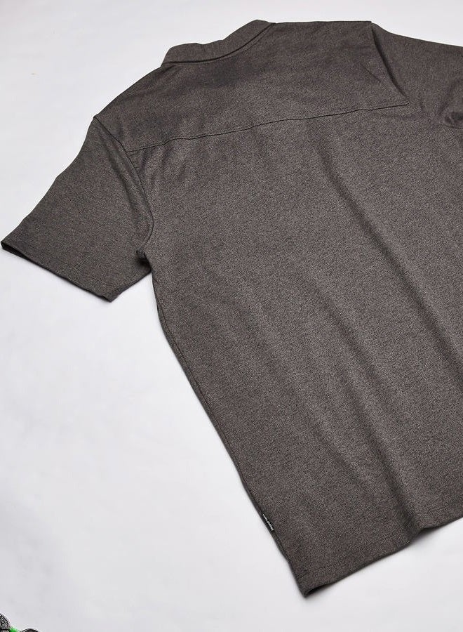 Volcom Men's Wowzer Modern Fit Cotton Polo Shirt, Stealth, X-Large - Image 3