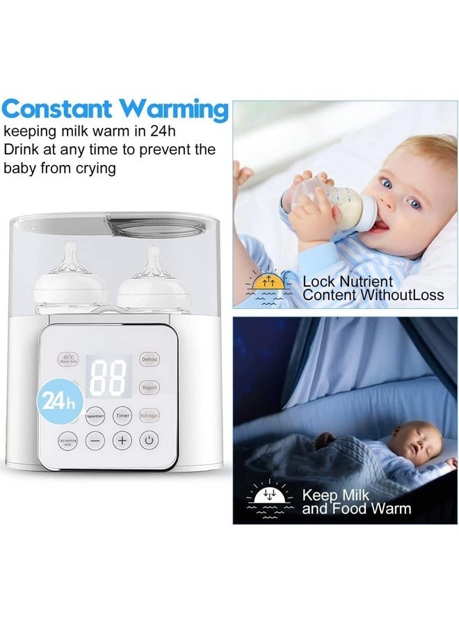 Beauenty 9 In 1 Baby Bottle Warmer With Automatic Intelligent Thermostat And Cleaning Brush  - Image 4