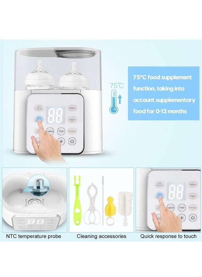 Beauenty 9 In 1 Baby Bottle Warmer With Automatic Intelligent Thermostat And Cleaning Brush  - Image 2