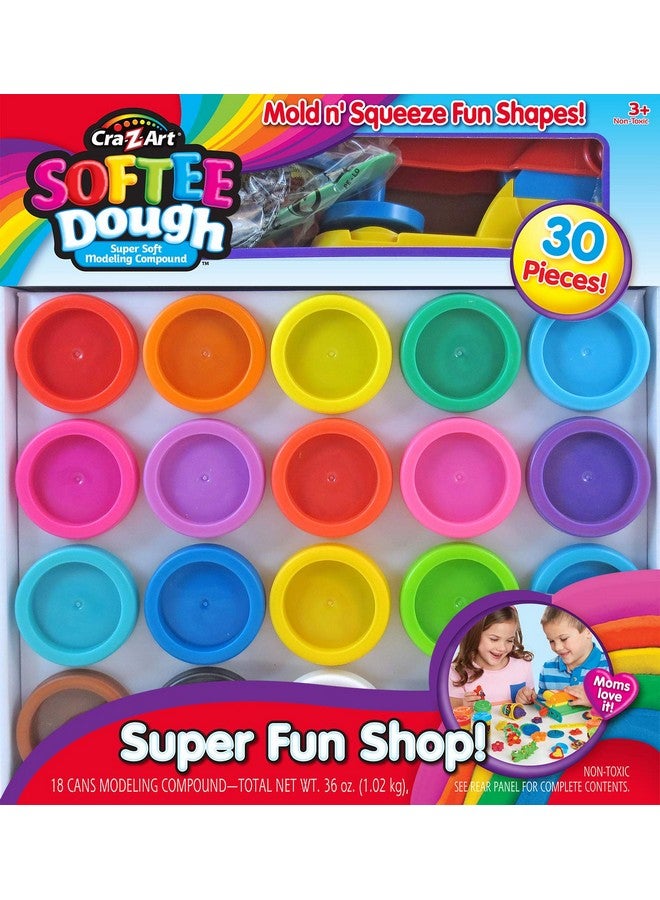 Cra-Z-Art Super Rainbow Softee Dough Color Pack Set (30Piece) - Image 1