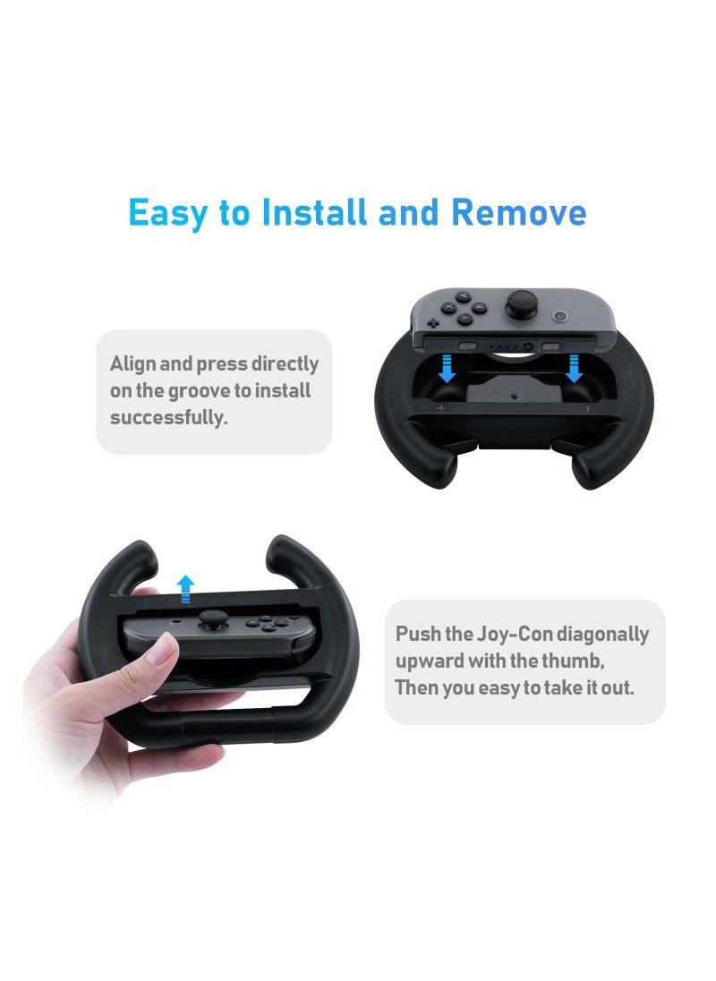 DOBE - Left And Right Controller Direction Manipulate Steering Wheel Grip Handle - Image 1