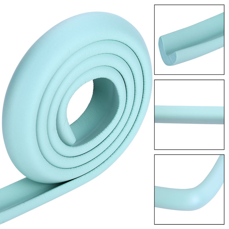 2M Kids Baby Safety Rubber Bumper Strip Table Edge Corner Guard Protector(Gray) - Image 1