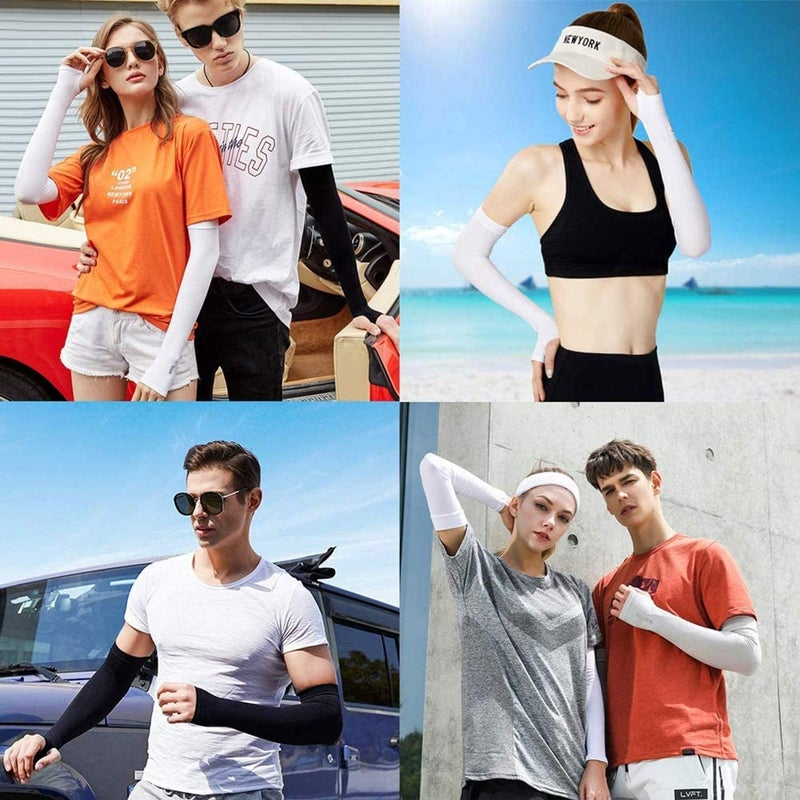 Sagreeny 6 Pieces Arm Sleeves for Sun Protection - UV Protection for Men and Women - Image 5