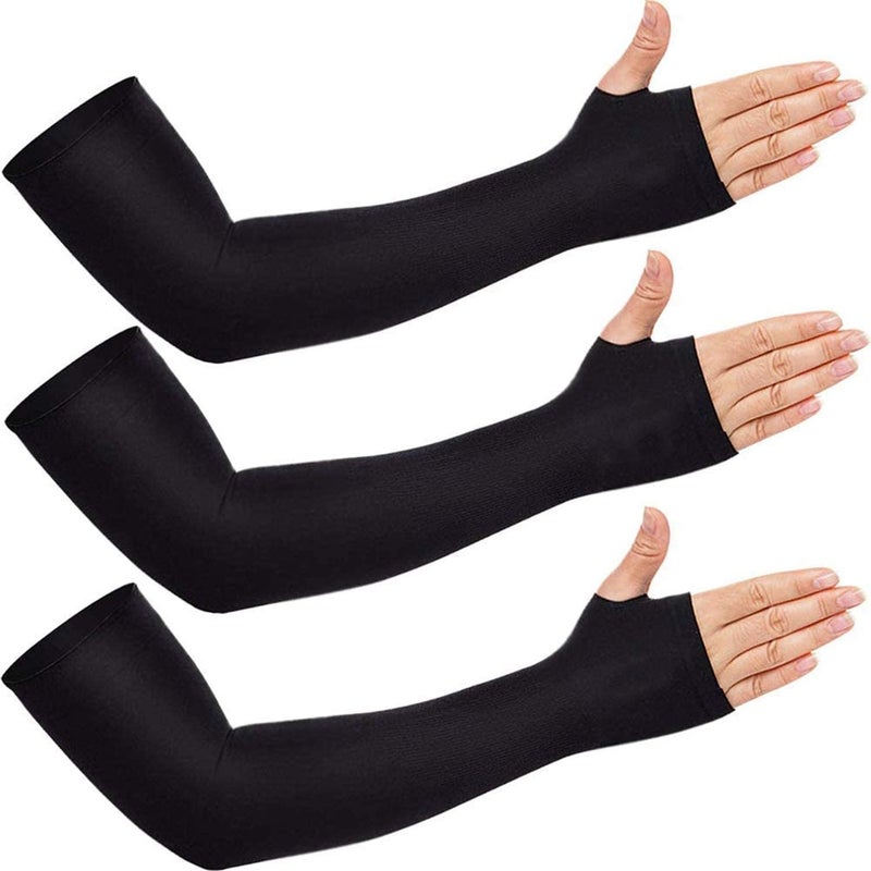Sagreeny 6 Pieces Arm Sleeves for Sun Protection - UV Protection for Men and Women - Image 1