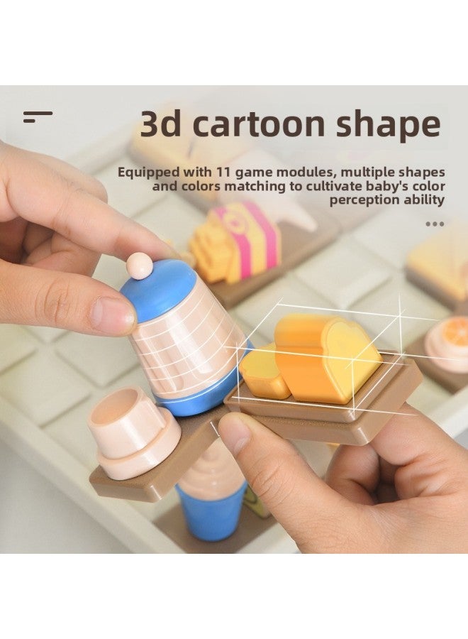 Cat And Mouse Battle Children's Educational Early Education Thinking Training Parent-Child Interactive Toys For Boys And Girls Aged 3-6-Color:Cat And Mouse Game-Deluxe Edition 【Foot Configuration】 English Color Box - Image 4