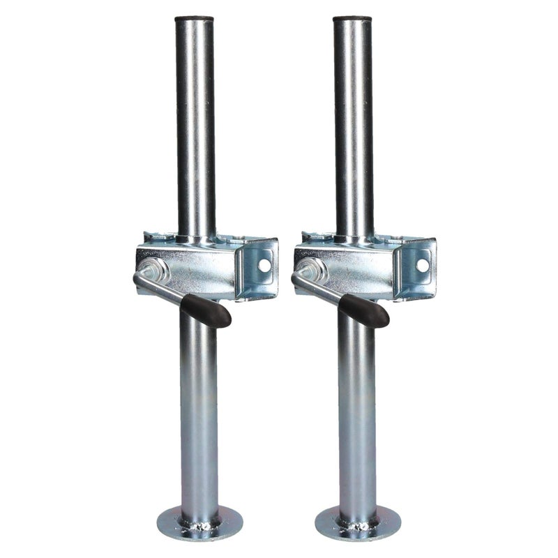 Generic AB Tools 2 Pack 34mm Prop Drop Stand 460mm Long for Trailer Jockey Leg & Clamp - Image 2