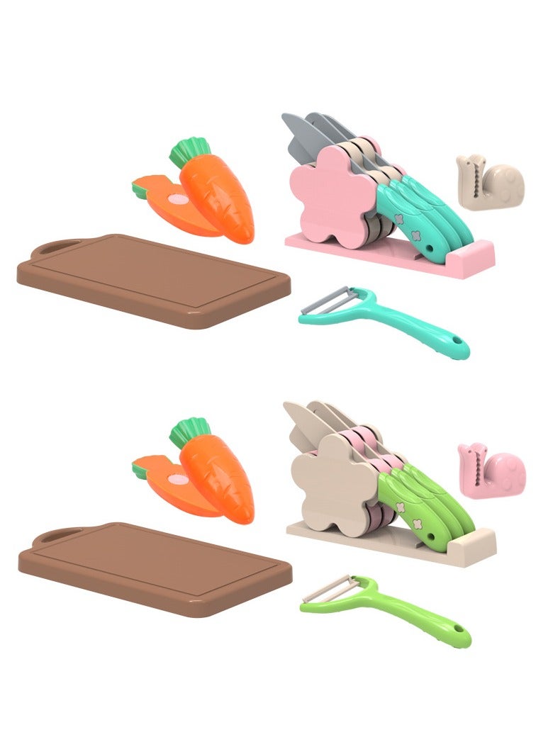 general Pretend to play toys, cute play toys kitchen simulation boys and girls cut the pot and pan - Image 3