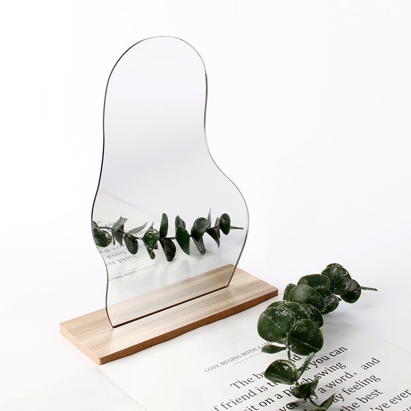 Irregular Makeup Mirror Diy Handmade Mirror Tabletop Mirror Irregular Acrylic Cloud Mirror Factory Store Recommended Products - Image 4