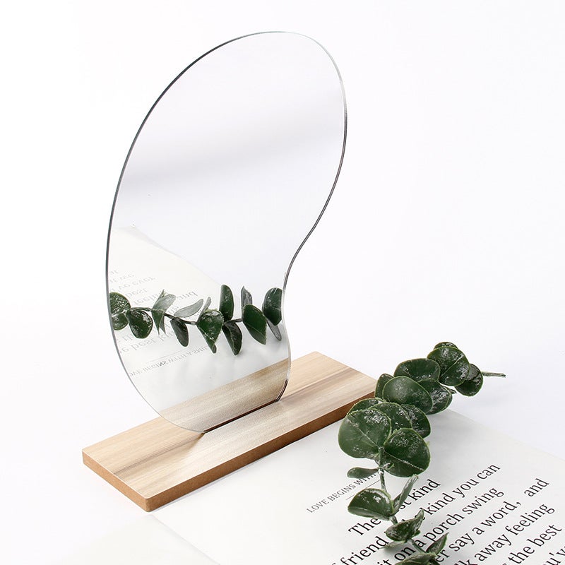 Irregular Makeup Mirror Diy Handmade Mirror Tabletop Mirror Irregular Acrylic Cloud Mirror Factory Store Recommended Products - Image 3