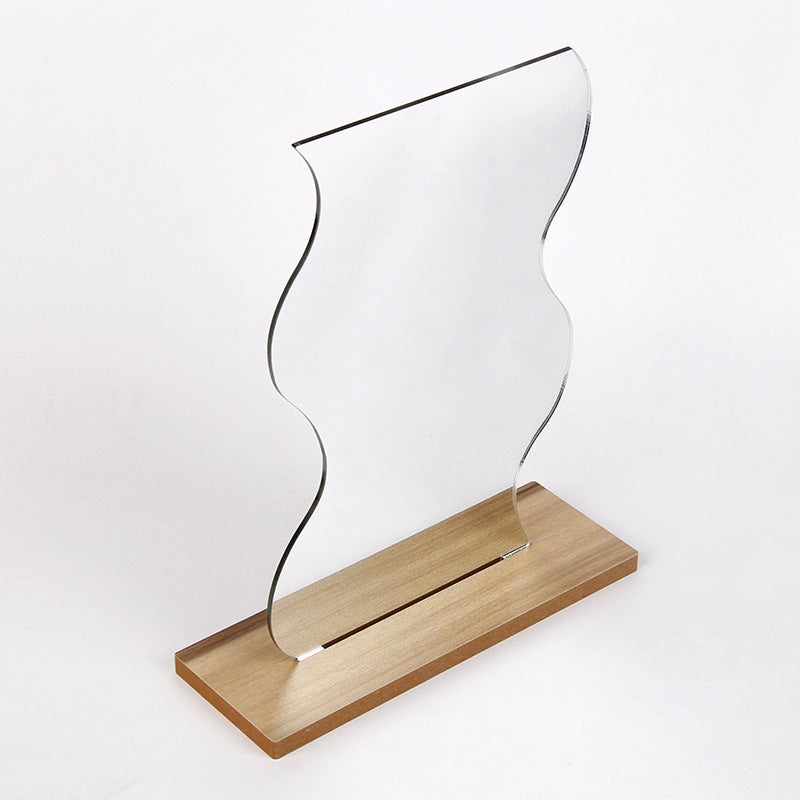 Irregular Makeup Mirror Diy Handmade Mirror Tabletop Mirror Irregular Acrylic Cloud Mirror Factory Store Recommended Products - Image 1