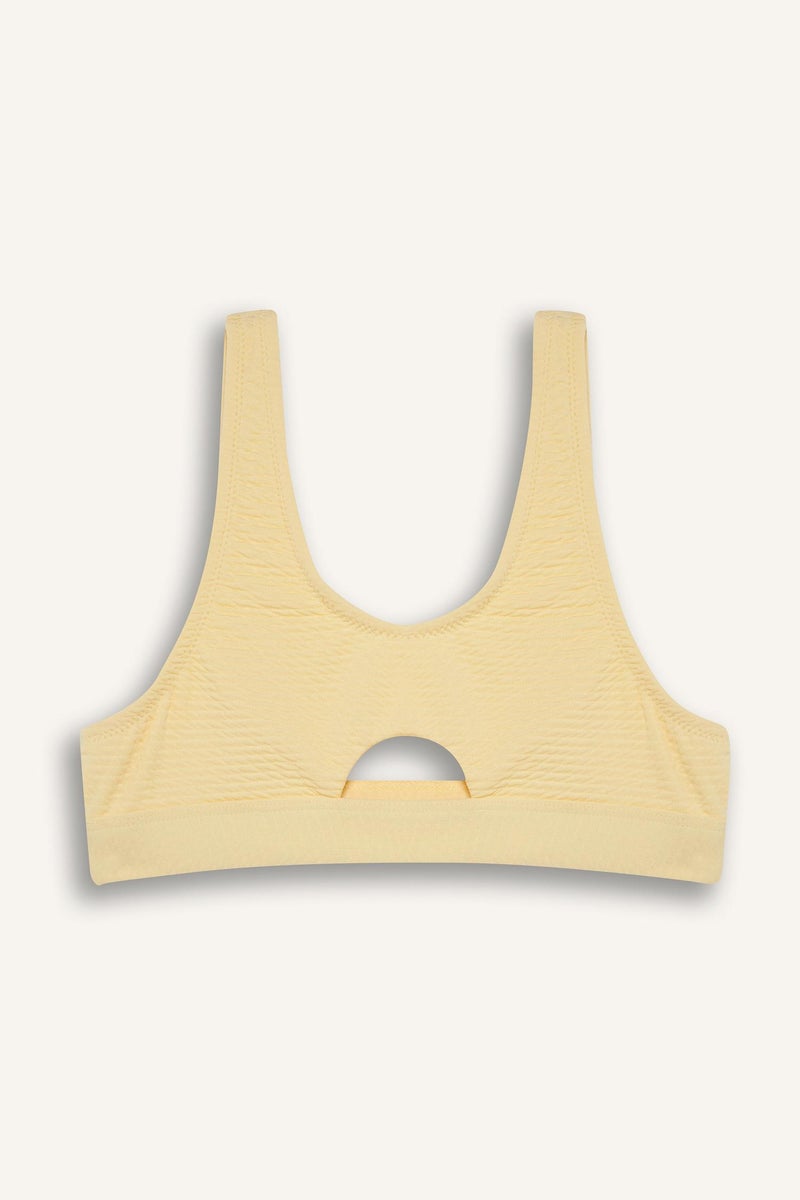 DeFacto Yellow Girl Girl 2 Piece Bikini Set Casual - Image 3