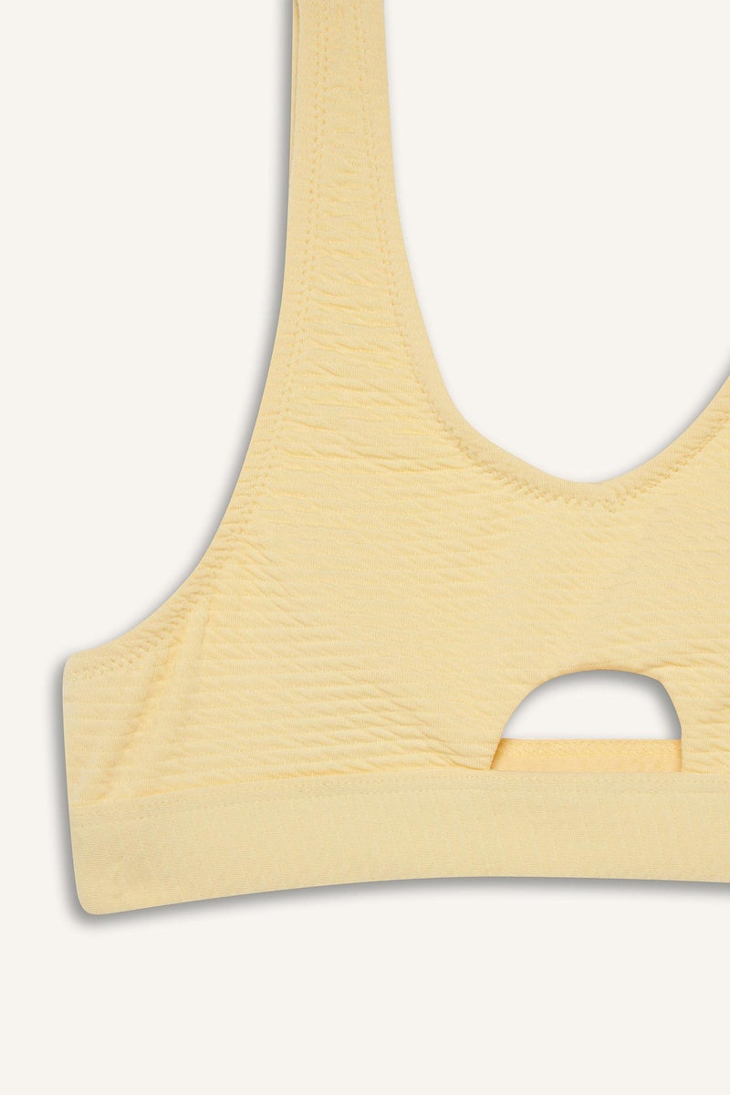 DeFacto Yellow Girl Girl 2 Piece Bikini Set Casual - Image 5