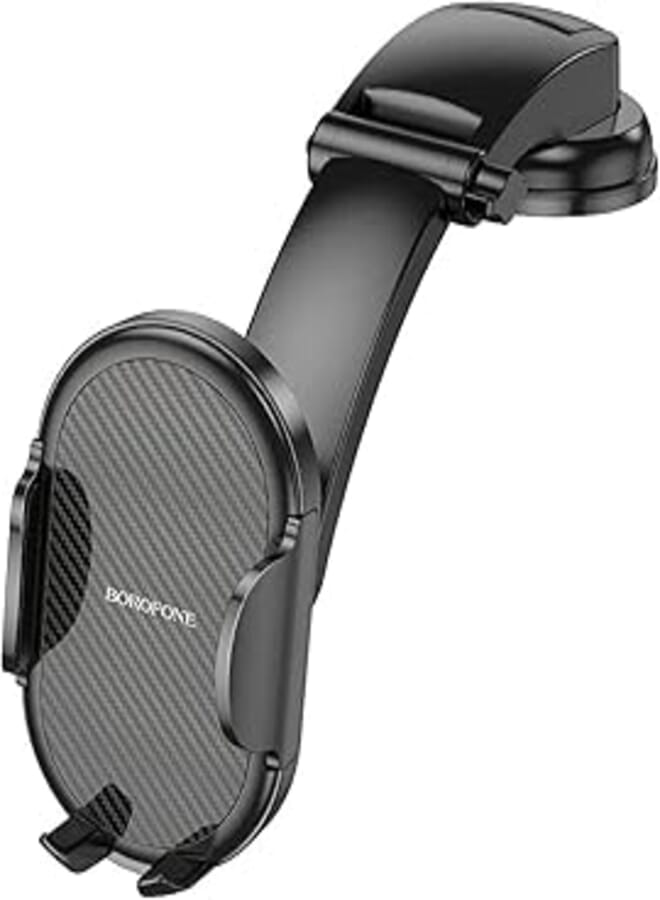 Borofone BH73 Charm press type center console car holder - Black