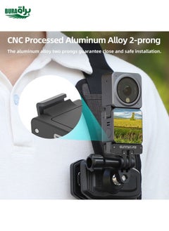 BURAQ Sunnylife AD691 Magnetic Adapter Mount for DJI Action 2 / Osmo Action 3 / 4 (Black)  - Image 4