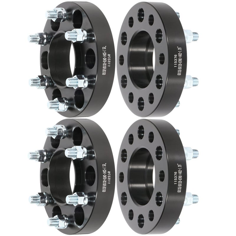 ECCPP 4PCS 6x135 Wheel Spacers hub Centric 125 6 Lug Full Hub Centric Fits for 20042014 for Ford Expedition 20042014 for Ford for F150 20062010 for Lincoln Mark LT