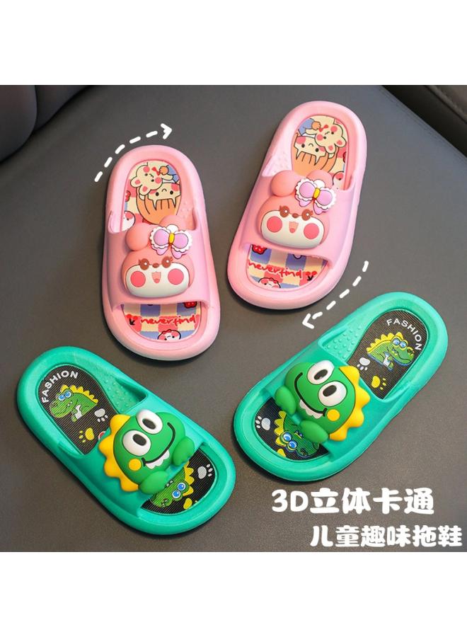 شك شباشب الأطفال للبيع بالجملة للأولاد والبنات شباشب كبيرة للأطفال ثلاثية الأبعاد برسوم كارتونية منزلية غير قابلة للانزلاق نعال صيفية رائعة - Image 2