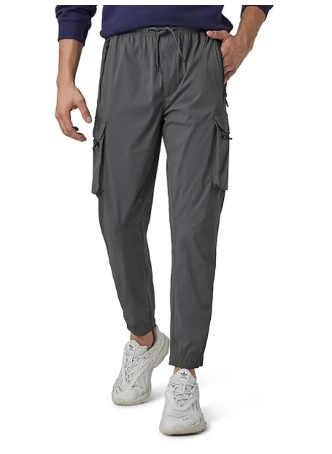 اكس واي اكس اكس Men Cotton Rich Shorts, Regular Fit, Solid, Pack of 1, XYSHT02XL, Graphite Grey, XL