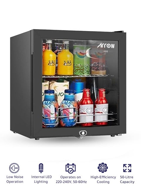 50 Liters Display Cooling Cabinet Refrigerator, 1.7 Cu.f-RO-60SCH