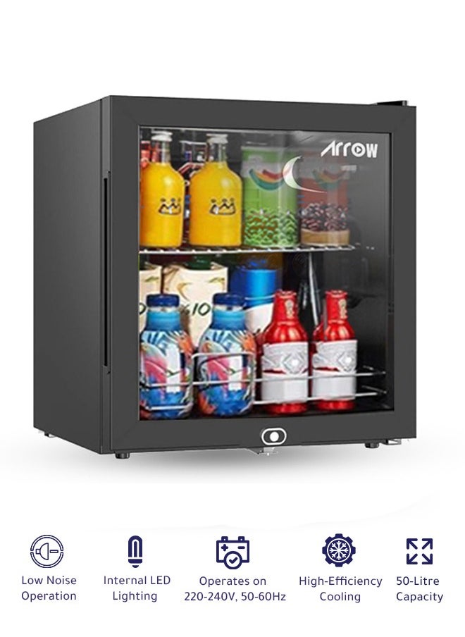Arrow - 50 Liters Display Cooling Cabinet Refrigerator, 1.7 Cu.f-RO-60SCH - Image 1