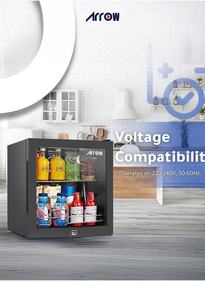 Arrow - 50 Liters Display Cooling Cabinet Refrigerator, 1.7 Cu.f-RO-60SCH - Image 1